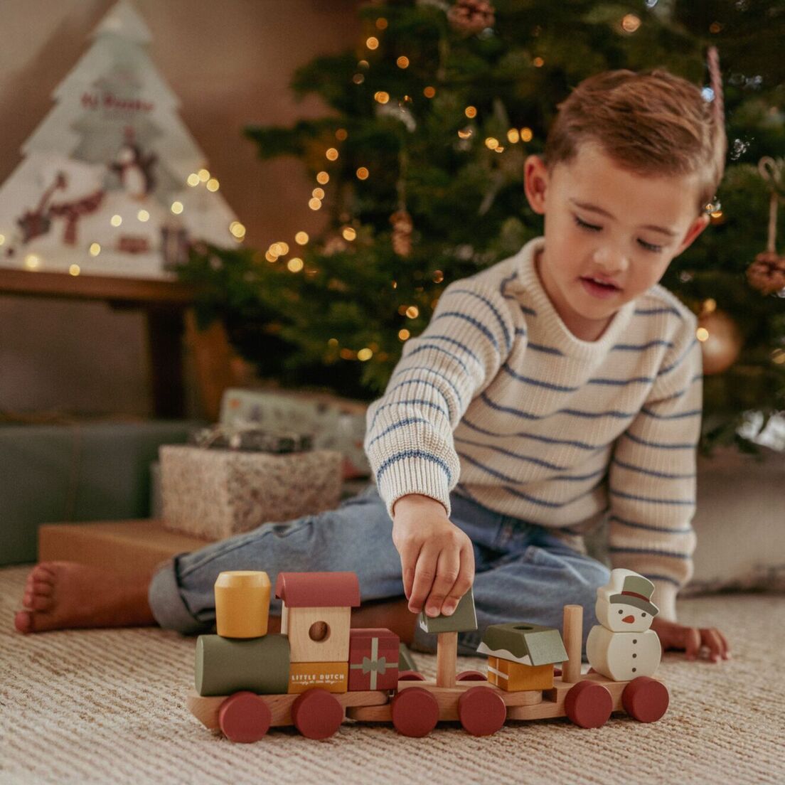 Little Dutch Christmas Stacking Train