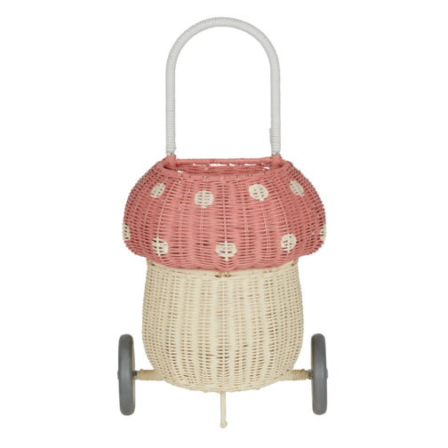 Olli Ella Rattan Mushroom Luggy – Musk