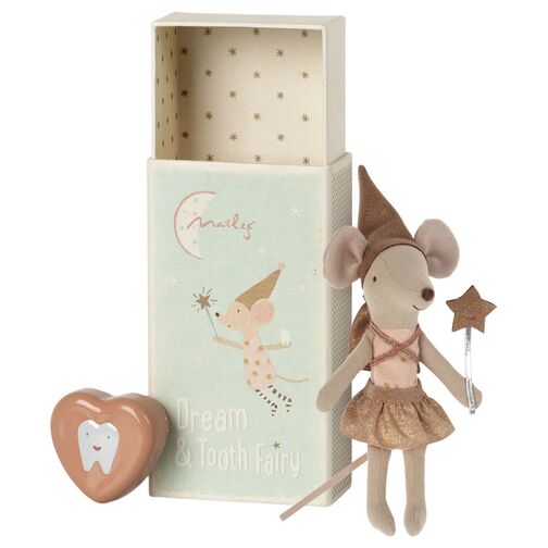 Maileg Tooth Fairy Mouse in Matchbox – Big Sister