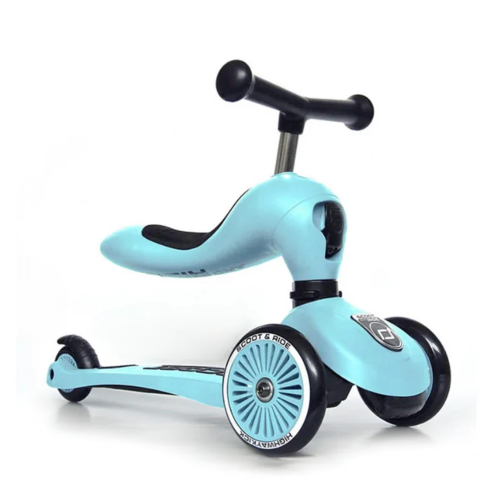 Scoot And Ride 2-in-1 Balance Bike & Scooter Highwaykick 1 – Blueberry