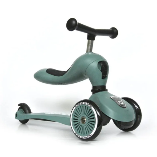 Scoot And Ride 2-in-1 Balance Bike & Scooter Highwaykick 1 – Forest