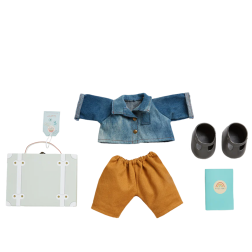 Olli Ella Dinkum Doll Travel Togs – Sage