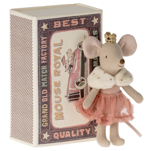 Maileg Princess Mouse in Matchbox – Little Sister