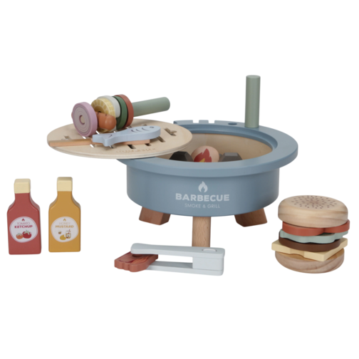 Little Dutch Wooden Barbecue Playset