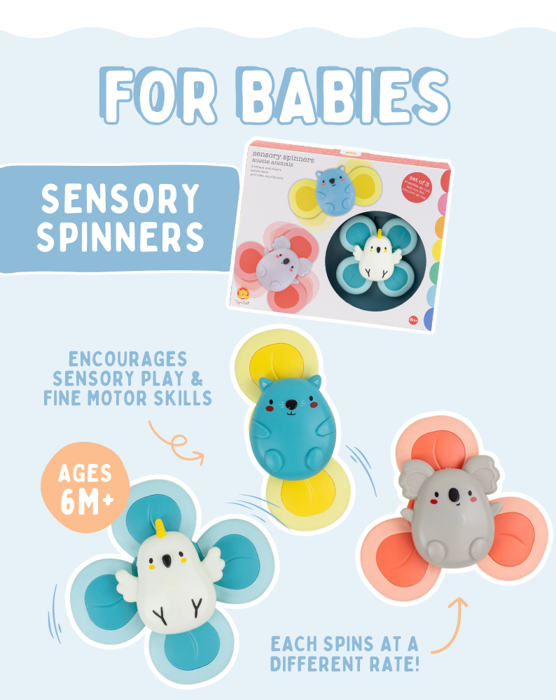 Tiger Tribe Sensory Spinners – Aussie Animals