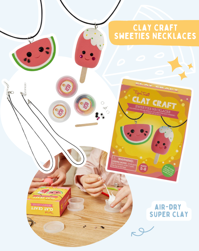 Tiger Tribe Clay Craft – Sweeties Necklaces